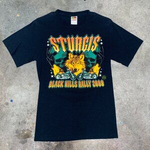 Vintage Sturgis Motorcycle Rally Graphic T Shirt